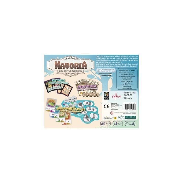 Jeux de soiciéte - Navoria - Les Terres Oubliées
