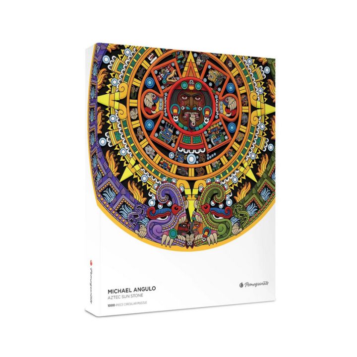 Puzzle Pomegranate -Michael Angulo : Aztec Sun Stone - 1000 pièces