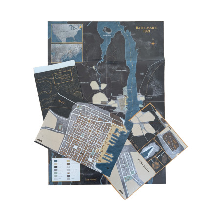 Jeux de rôle - Les Chants de Tindalos - Cartes de Bath