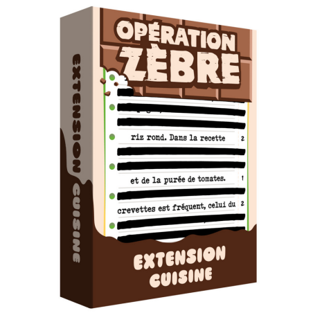 Jeux de société - Opération Zèbre - Extension Cuisine