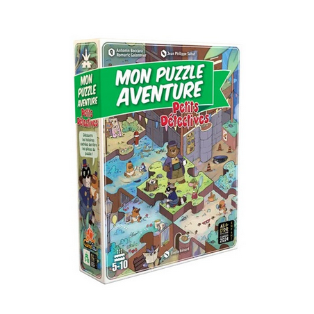 Jeux de société - Mon Puzzle Aventure - Petits Détectives