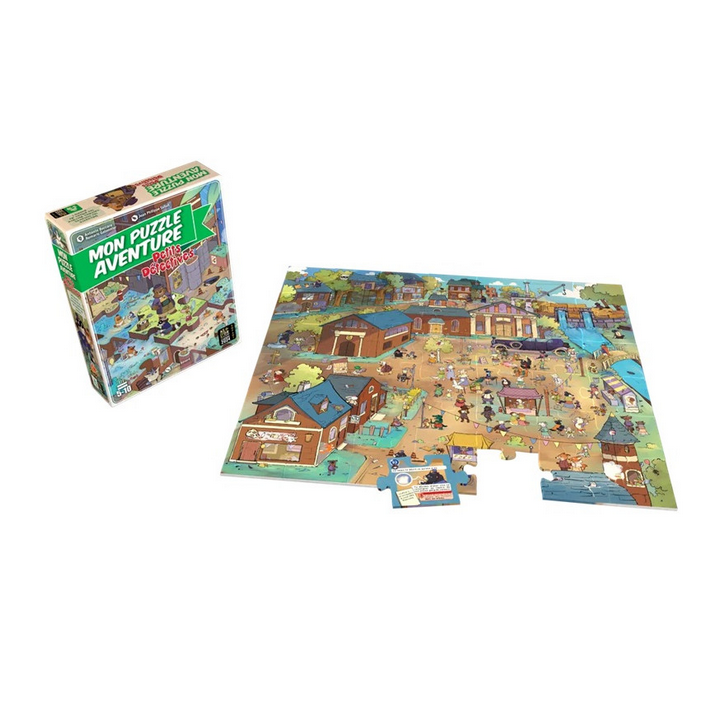 Jeux de société - Mon Puzzle Aventure - Petits Détectives