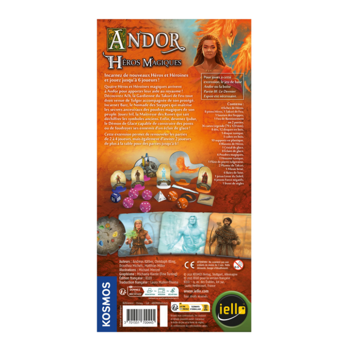 Jeux de société - Andor - Héros Magiques
