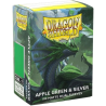 Protège-cartes Dragon Shield - 100 Standard Sleeves Matte : Apple Green & Silver