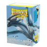 Protège-cartes Dragon Shield - 100 Standard Sleeves Matte : Sky Blue & Silver