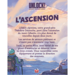 Jeux de societé - Unlock ! Short Adventures : L'Ascension
