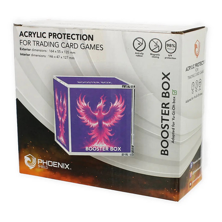 Booster Box - Phoenix Shield - Protection en acrylique pour display Yu-Gi-Oh!