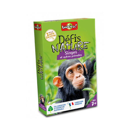 Jeux de société - Défis Nature - Singes et autres Primates
