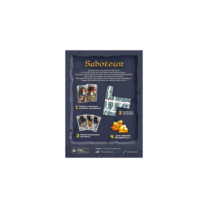 Jeux de société - Saboteur - Nouvelle Version