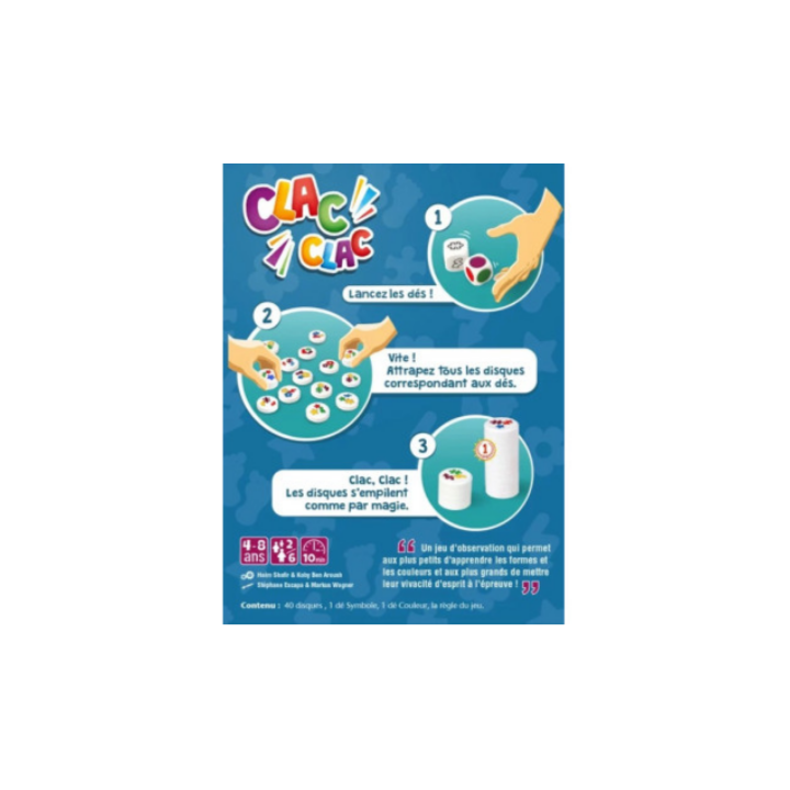 Jeux de société - Clac Clac