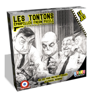 Jeux de société - Les Tontons, éparpillés façon puzzle