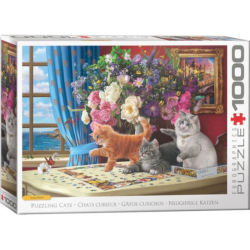 Puzzle Eurographics - Chats Curieux - 1000 Pièces