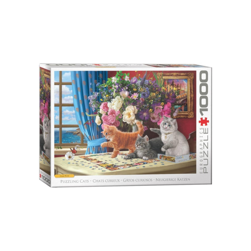 Puzzle Eurographics - Chats Curieux - 1000 Pièces