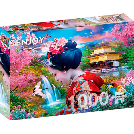 Puzzle Enjoy Puzzle - Geisha Garden - 1000 Pièces