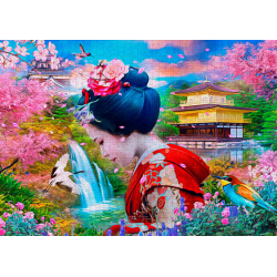 Puzzle Enjoy Puzzle - Geisha Garden - 1000 Pièces