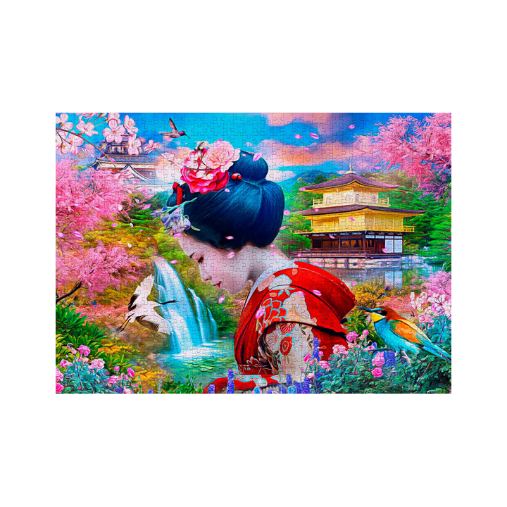 Puzzle Enjoy Puzzle - Geisha Garden - 1000 Pièces