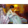 Puzzle Enjoy Puzzle - Delphin Enjolras : Reading at Lamp Light - 1000 Pièces