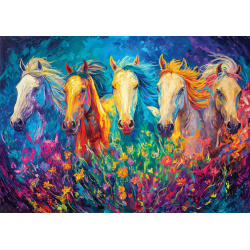Puzzle Enjoy Puzzle - Bright Galloping - 1000 Pièces