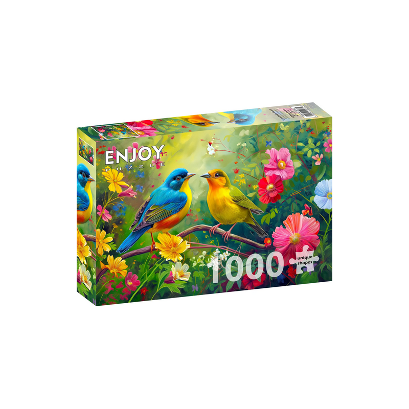 Puzzle Enjoy Puzzle - Lovebirds Duet - 1000 Pièces