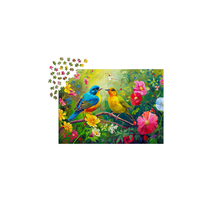 Puzzle Enjoy Puzzle - Lovebirds Duet - 1000 Pièces