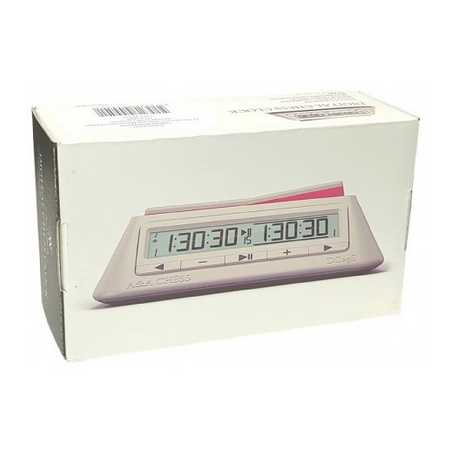 Accessoire - Pendule d'Échecs Numérique - Horloge blanche -14x9x5cm