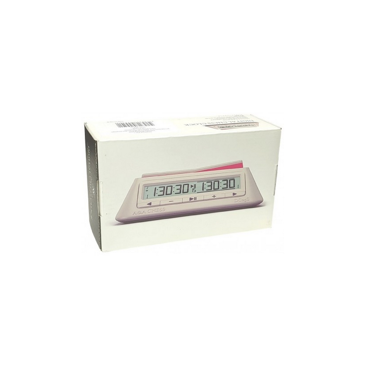Accessoire - Pendule d'Échecs Numérique - Horloge blanche -14x9x5cm