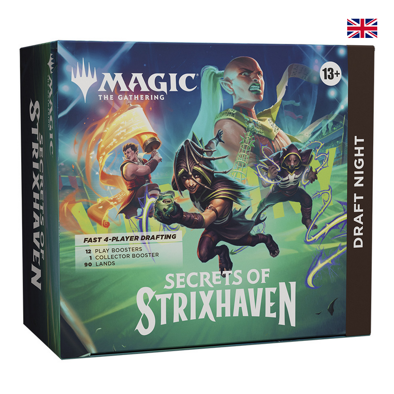 Précommande : MTG - Soirée de draft Magic : Les Secrets de Strixhaven - Anglais