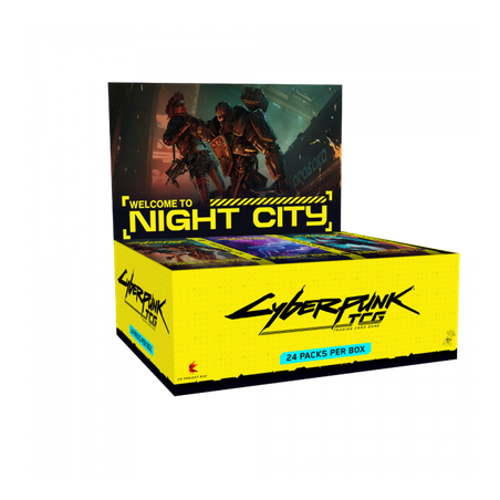 Précommande : Cyberpunk TCG - Boite de Booster : Welcome To Night City - Boîte Complète - Français