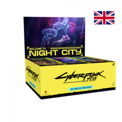 Précommande : Cyberpunk TCG - Boite de Booster (BETA VERSION) - Welcome To Night City - Boîte Complète - Anglais