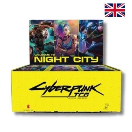 Précommande : Cyberpunk TCG - Boite de Booster - Welcome To Night City - Boîte Complète - Anglais