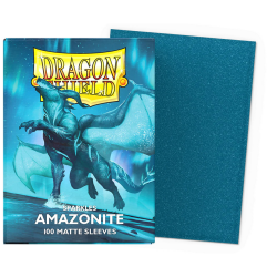 Protège-cartes Dragon Shield - 100 Standard Sleeves Matte : Amazonite