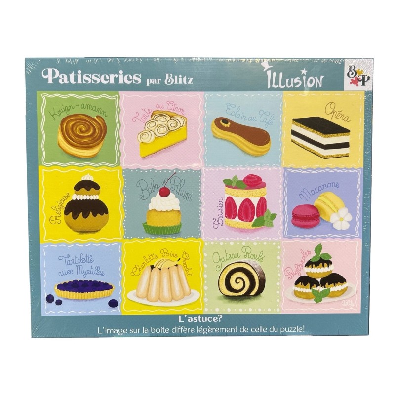 Puzzle Blitz Puzzle - Patissseries - 500 Pièces