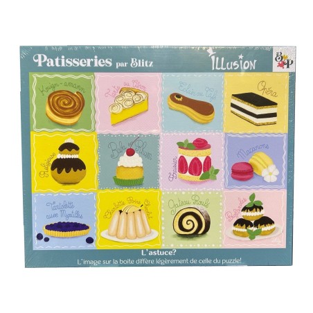 Puzzle Blitz Puzzle - Patissseries - 500 Pièces