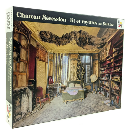 Puzzle Blitz Puzzle - Château Sécession, Lit et Rayures, par Dark Taz - 500 Pièces