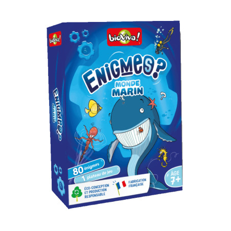 Jeux de société - Bioviva - Enigmes - Monde Marin