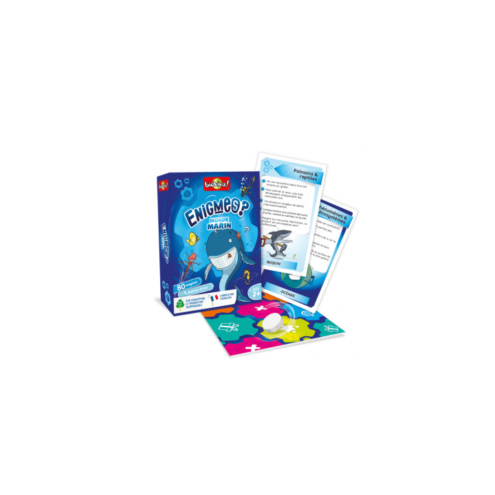 Jeux de société - Bioviva - Enigmes - Monde Marin
