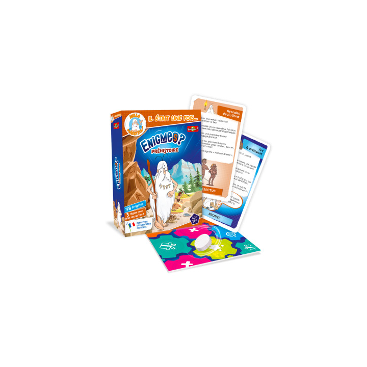 Jeux de société - Bioviva - Enigmes - Il était une fois… Enigmes - Préhistoire