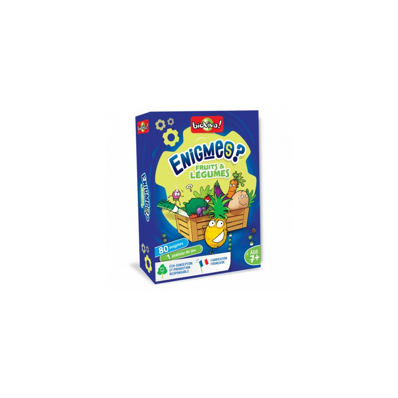 Jeux de société - Bioviva - Enigmes - Fruits Et Légumes