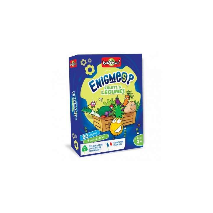 Jeux de société - Bioviva - Enigmes - Fruits Et Légumes