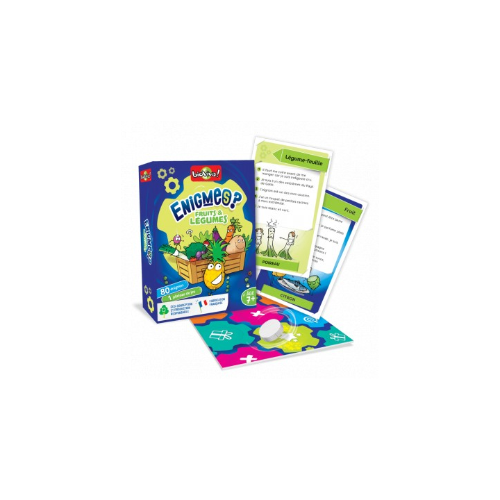 Jeux de société - Bioviva - Enigmes - Fruits Et Légumes