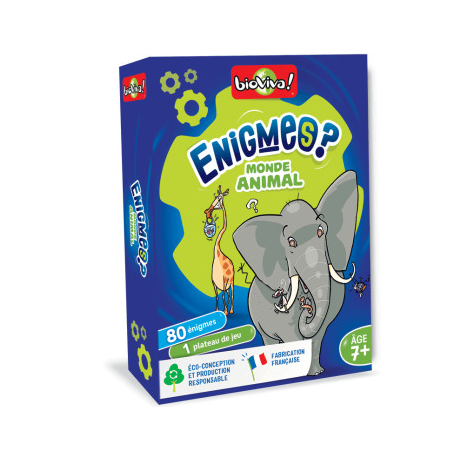 Jeux de société - Bioviva -  Enigmes - Monde Animal