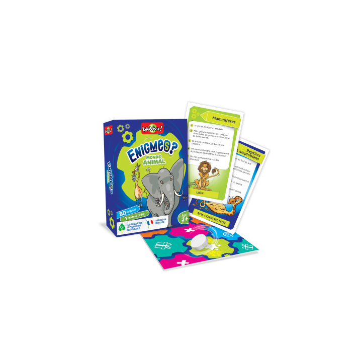 Jeux de société - Bioviva -  Enigmes - Monde Animal