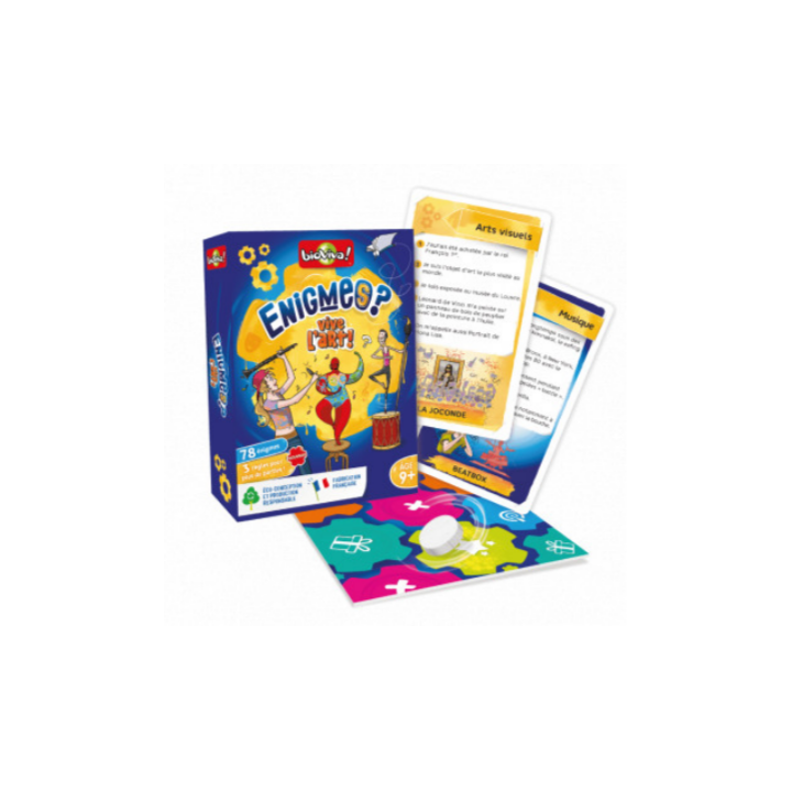 Jeux de société - Bioviva -  Enigmes - Vive l'Art !