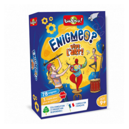 Jeux de société - Bioviva -  Enigmes - Vive l'Art !