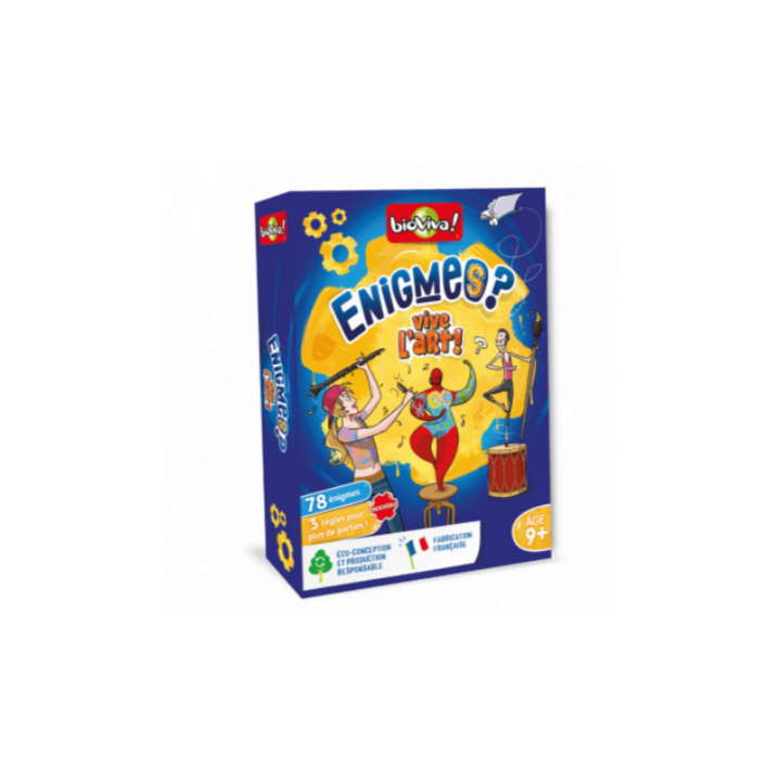 Jeux de société - Bioviva -  Enigmes - Vive l'Art !