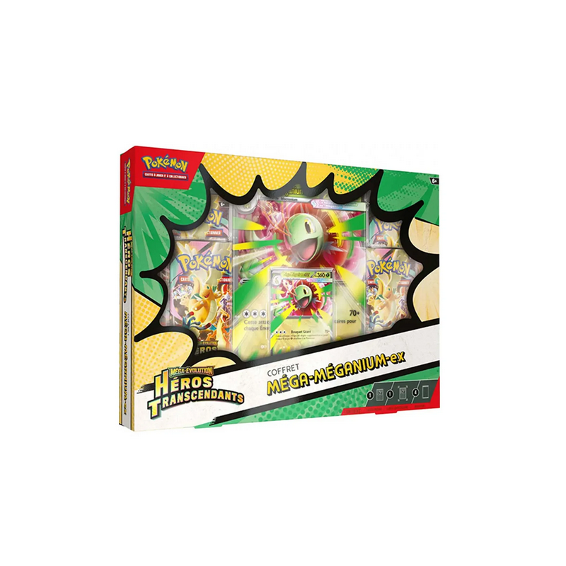 PROCHAINEMENT : Pokémon : Coffret Héros Transcendants - Méga-Méganium ex