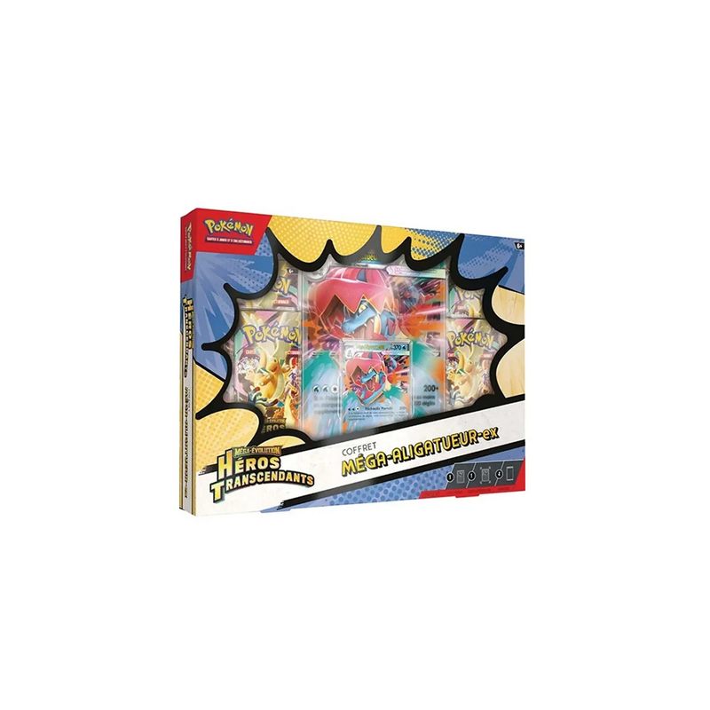 Pokémon : Coffret Héros Transcendants - Méga-Aligatueur ex