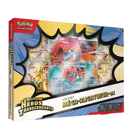 PROCHAINEMENT : Pokémon : Coffret Héros Transcendants - Méga-Aligatueur ex