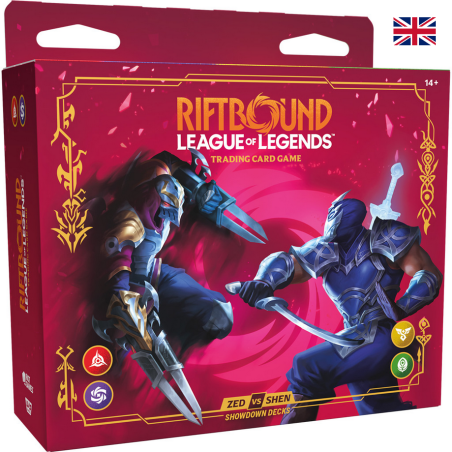 PROCHAINEMENT : Riftbound : League Of Legends Set 4 : Vendetta Decks Showdown: Zed vs Shen - ANGLAIS