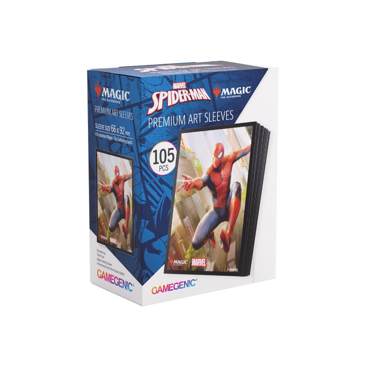 MTG - Protèges Cartes illustrées - Marvel Spider-Man - 105 sleeves illustrées : Spider-Man